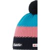Čierno-ružovo-modrá dámska čiapka Eisbar Star Pompon MU SKA