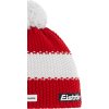 Bielo-červená vlnená čiapka Eisbar Star Pompon MU SKA