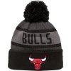 Čierno-sivá pánska čiapka New Era Jake Cuff Beanie Chicago Bulls Hat