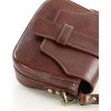 MAZZINI VERONA Hnedá kožená crossbody