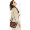 MAZZINI VERONA Hnedá kožená crossbody