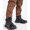 Čierne zateplené chlapčenské členkové topánky