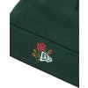 Tmavozelená dámska čiapka New Era Rose Icon Cuff Knit Beanie Hat