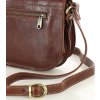 MARCO MAZZINI Hnedá elegantná crossbody kabelka