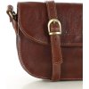 MARCO MAZZINI Hnedá elegantná crossbody kabelka