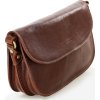 MARCO MAZZINI Hnedá elegantná crossbody kabelka