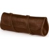 Solier Hnedé kožené púzdro na perá