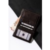 Tmavohnedá elegantná pánska peňaženka Rovicky L234