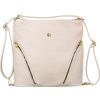 Smotanová elegantná dámska priestranná kabelka Rovicky