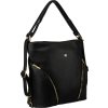 Čierna elegantná dámska priestranná kabelka Rovicky