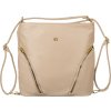 Béžová elegantná dámska priestranná kabelka Rovicky