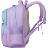 Dvojkomorový dievčenský svetlofialový školský batoh Peterson