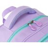 Dvojkomorový dievčenský svetlofialový školský batoh Peterson