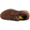 Hnedé pánske kožené tenisky Skechers Slip-Ins: Slade - Zachary