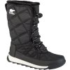 Čierne dámske snehule Sorel Whitney II Plus Tall Lace WP (Veľkosť 36)