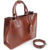 Dámska hnedá kožená kabelka BELVIANA (Veľkosť ONE SIZE)