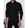 Čierny pánsky sveter s golierom