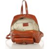MARCO MAZZINI Camel elegantný dámsky kožený batoh (Veľkosť ONE SIZE)