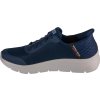 Tmavomodré pánske tenisky Skechers Slip-Ins: Go Walk Flex - Hands Up