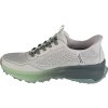 Sivo-zelené dámske trailové tenisky Skechers Slip-Ins: Switch Back - Mist