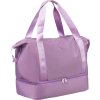 Peterson Svetlofialová dámska cestovná taška z odolného polyesteru