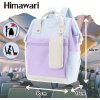 Himawari Svetlomodro-fialový dámsky batoh s praktickým púzdrom
