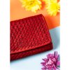 Rovicky Červená dámska peňaženka s geometrickým vzorom V315