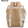 Himawari Khaki-béžový dámsky batoh s vreckom na notebook a USB portom