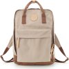 Himawari Béžovo-hnedý dámsky funkčný mestský batoh na notebook