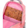 Peterson Ružový dievčenský školský plecniak s ergonomickými popruhmi