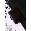 Rovicky Tmavohnedá kožená pánska peňaženka s RFID L262 (Veľkosť ONE SIZE)