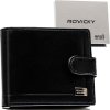 Rovicky Čierna pánska peňaženka s RFID L260 (Veľkosť ONE SIZE)