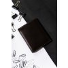 Rovicky Tmavohnedá pánska kompaktná peňaženka s RFID L250