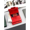 Peterson Červená dámska elegantná lakovaná peňaženka s RFID Y771