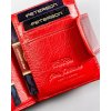 Peterson Červená dámska elegantná lakovaná peňaženka s RFID Y771