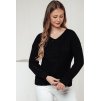 Čierny dámsky sveter MONAVIA
