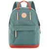 Himawari Tyrkysový dámsky batoh s praktickými vreckami
