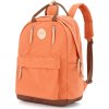 Himawari Oranžový dámsky batoh s praktickými vreckami