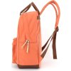 Himawari Oranžový dámsky batoh s praktickými vreckami
