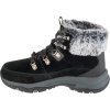 Čierne dámske zimné členkové topánky Skechers Trego - Snow Worries