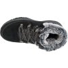 Čierne dámske zimné členkové topánky Skechers Trego - Snow Worries