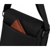 Rovicky Pánska čierna taška cez rameno s chlopňou