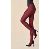 Dámske silonky s jemným vzorom Gabriella 1217 Celesť 80 deň (Veľkosť M, Barva vínová)