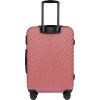 Ružová 4dielna sada škrupinových kufrov SWAN