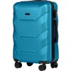 Modrá sada cestovných kufrov PEACOCK