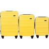 Žltá sada cestovných kufrov (Veľkosť Sada kufrov)