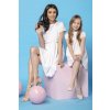 Biele dievčenské elegantné šaty mama a dcéra MMD33 - white (Rozmiar 68)