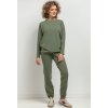Dámska zelená basic mikina mama a dcéra MMM39 - green (Rozmiar M/L)