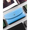 Peterson Elegantná svetlomodrá kožená dámska peňaženka Y414