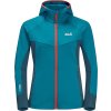 Modrá dámska fleecová bunda Jack Wolfskin Hydro Grid Fleece Jkt W
